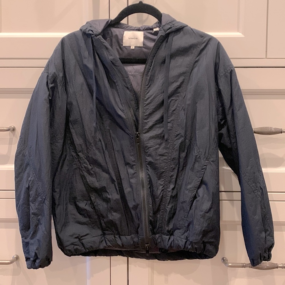 Vince light bomber jacket XS never been worn.